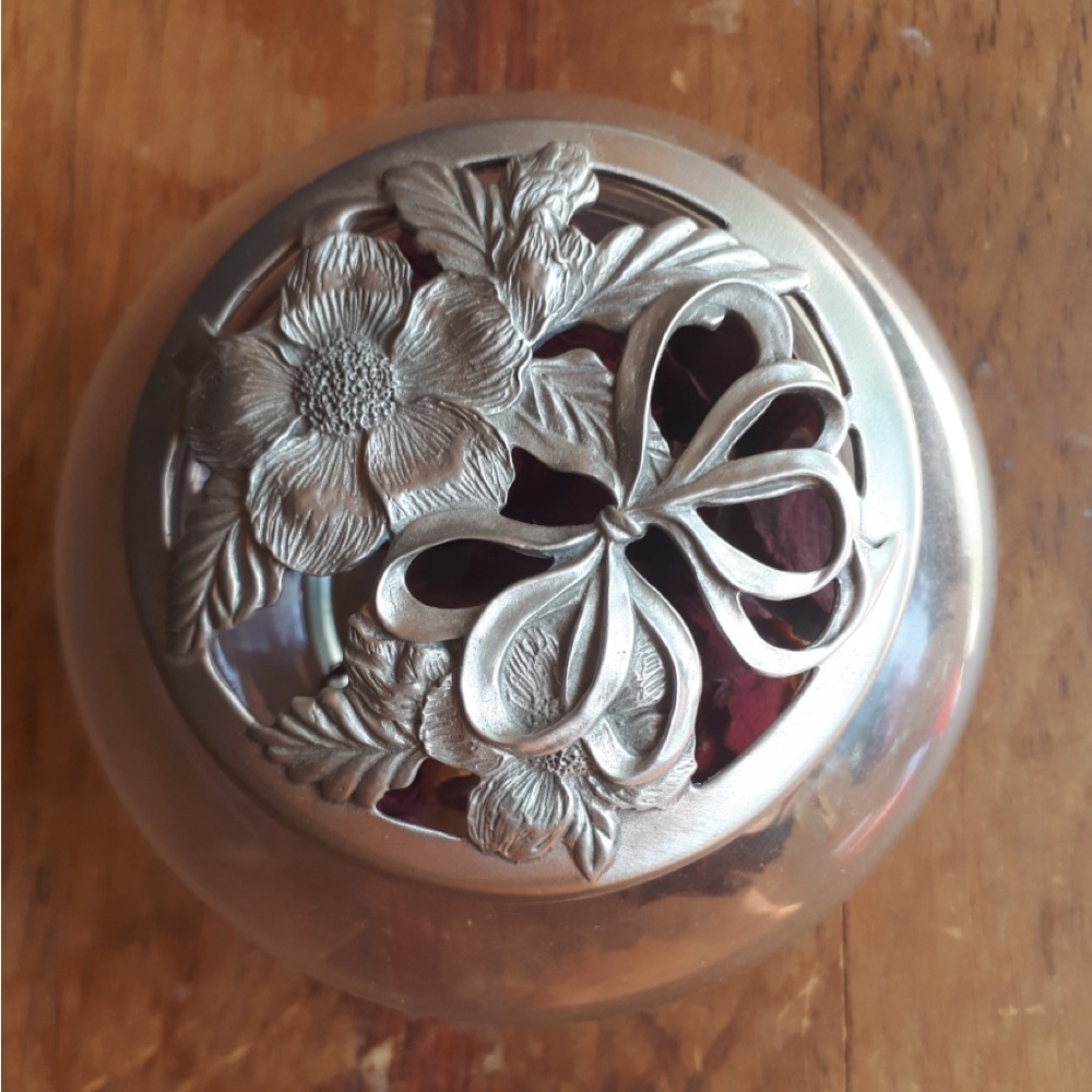 Seagull Pewter Potpourri Jar